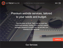 Tablet Screenshot of mytechtailor.com